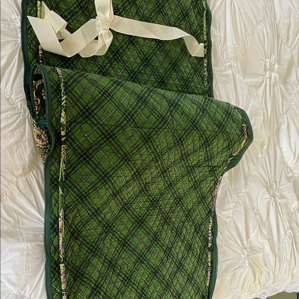 Vera Bradley Green Paisley Garment Bag